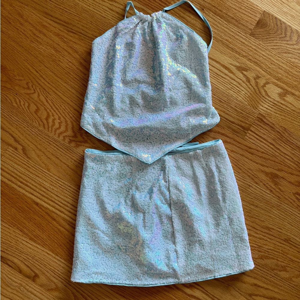Sequin two piece set